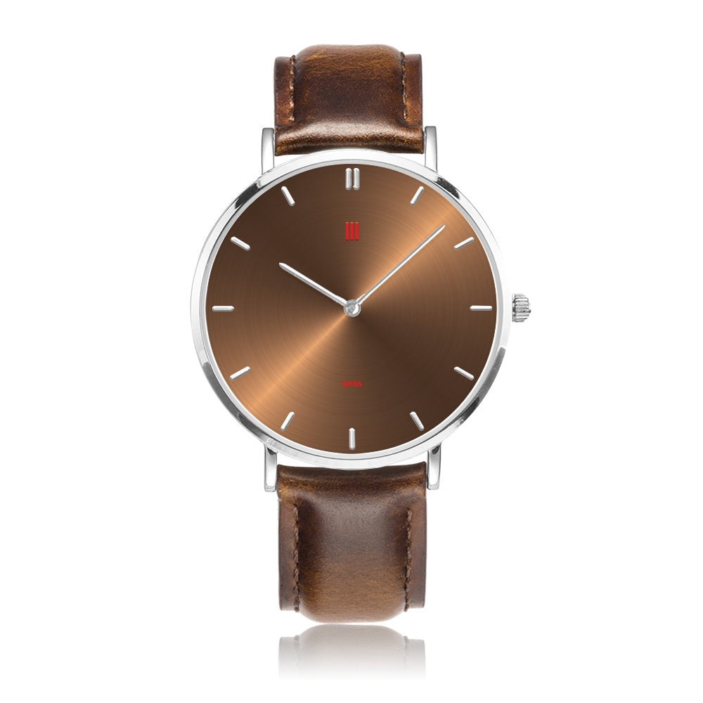 HMK III Premium Leather Wrist Watch (Quartz)